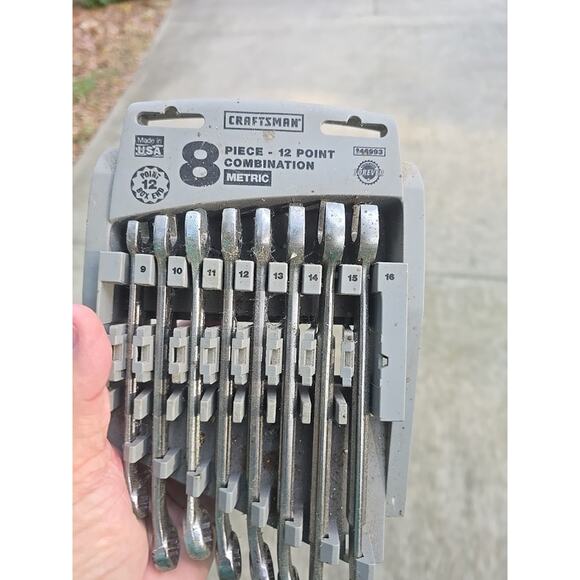 craftsman | Other | Crafstman 7piece 2 Point Combo Metric Wrench Set In ...